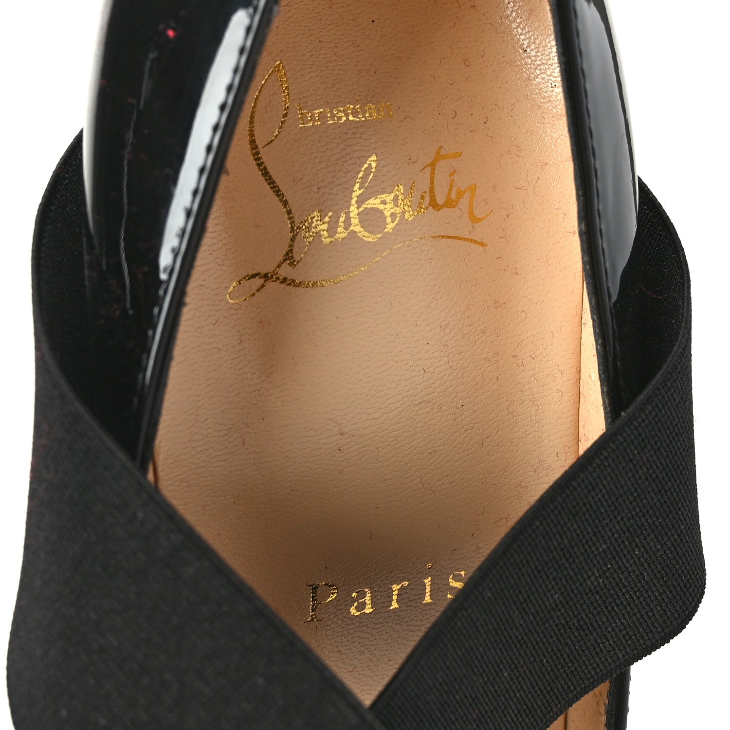 Christian Louboutin Patent Sharpstagram 100 Pumps 36.5 Black 6 of 7