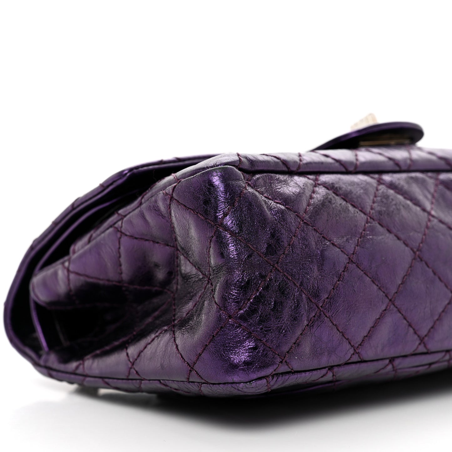 Metallic Calfskin 2.55 Reissue 225 Flap Violet