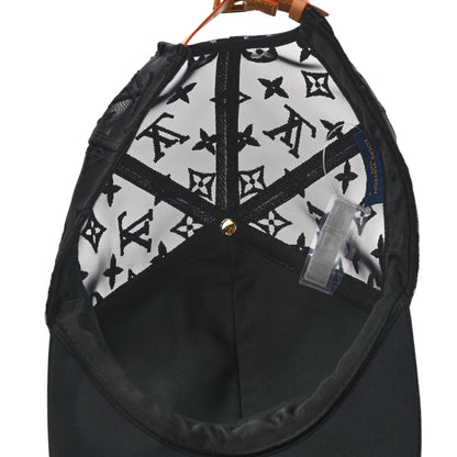 Louis Vuitton Monogram Mesh Cotton Cap M Black 7 of 7