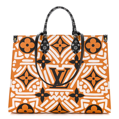 Louis Vuitton Monogram Giant Crafty Onthego GM Crème Caramel 1 of 10