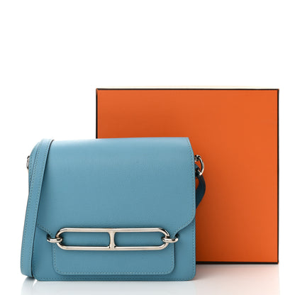 Hermes Evercolor Mini Sac Roulis Bleu Du Nord 11 of 11