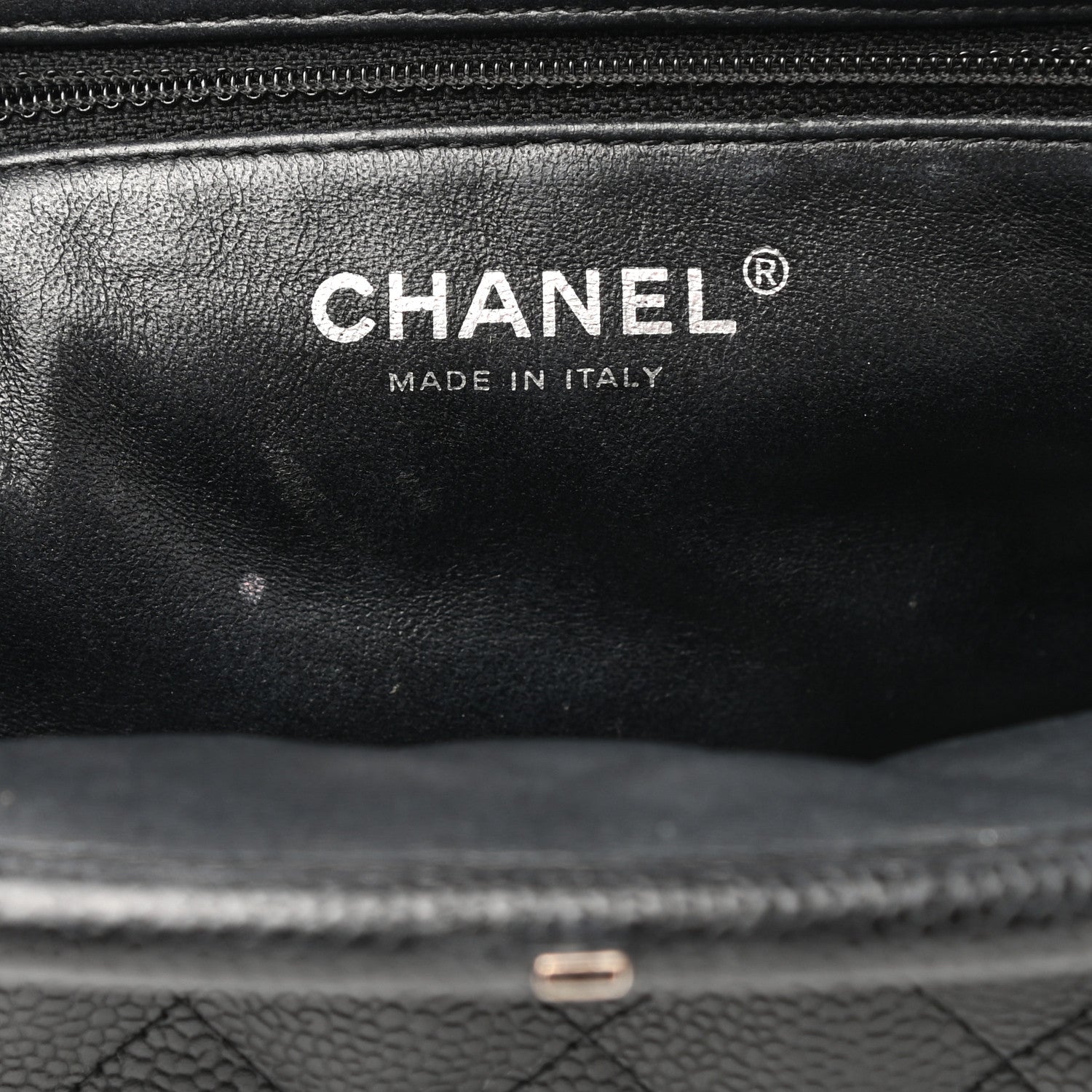 Chanel Caviar Quilted Timeless Clutch Black 6 of 7