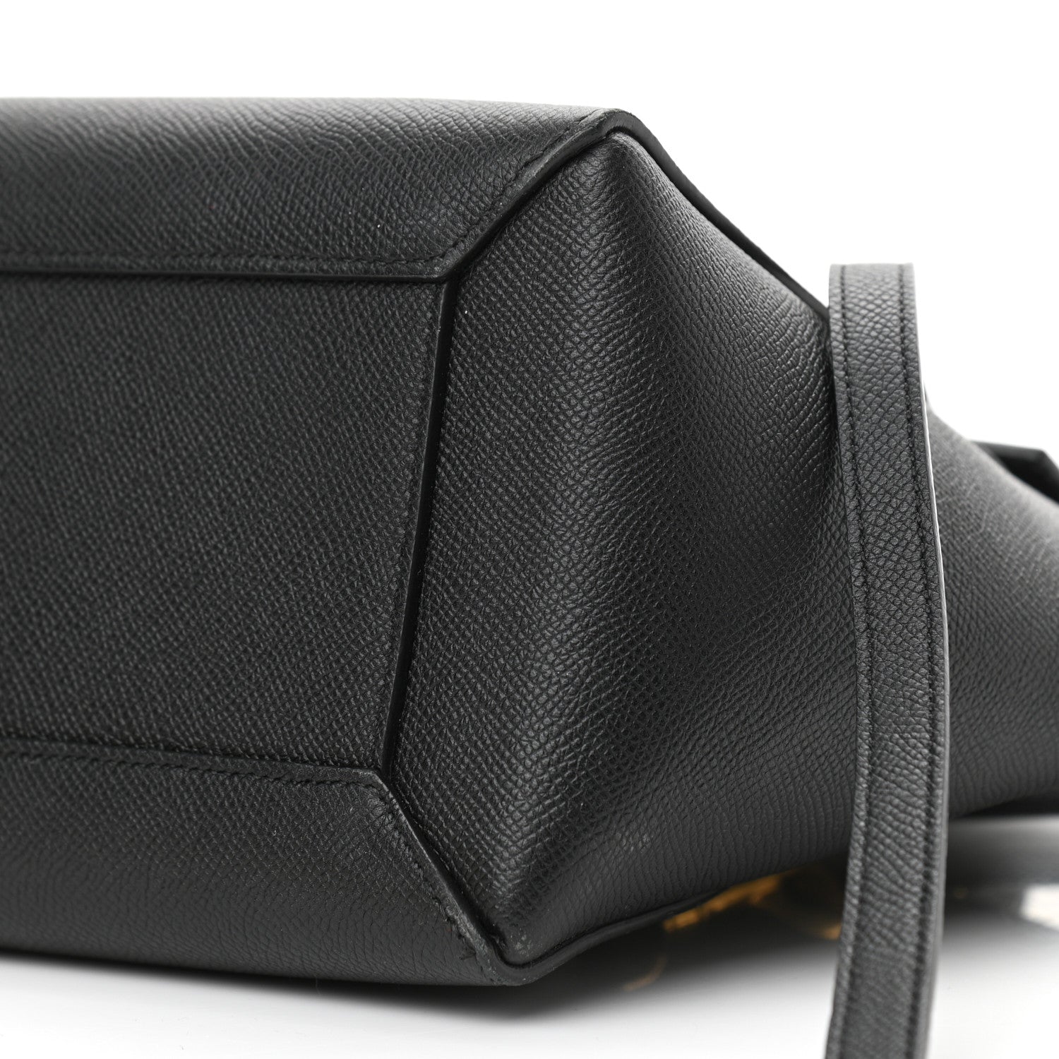 Celine Grained Calfskin Micro Belt Bag Black 9 of 10