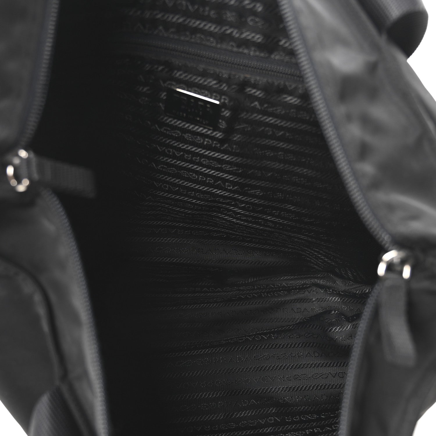 Prada Tessuto Nylon Tote Black 5 of 9