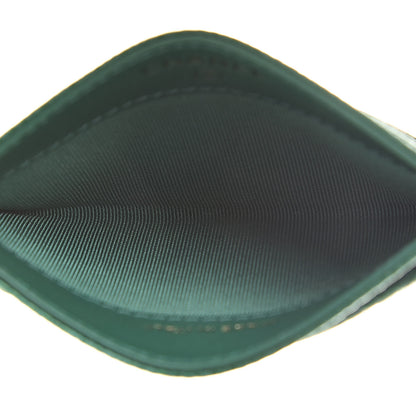 Chanel Metallic Caviar Quilted Card Holder Green 5 of 9