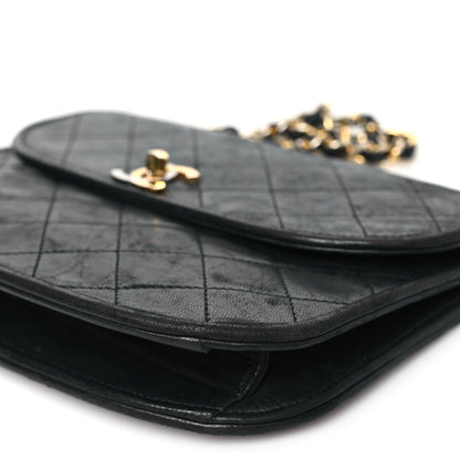Chanel Lambskin Quilted Single Flap Black 11 of 12