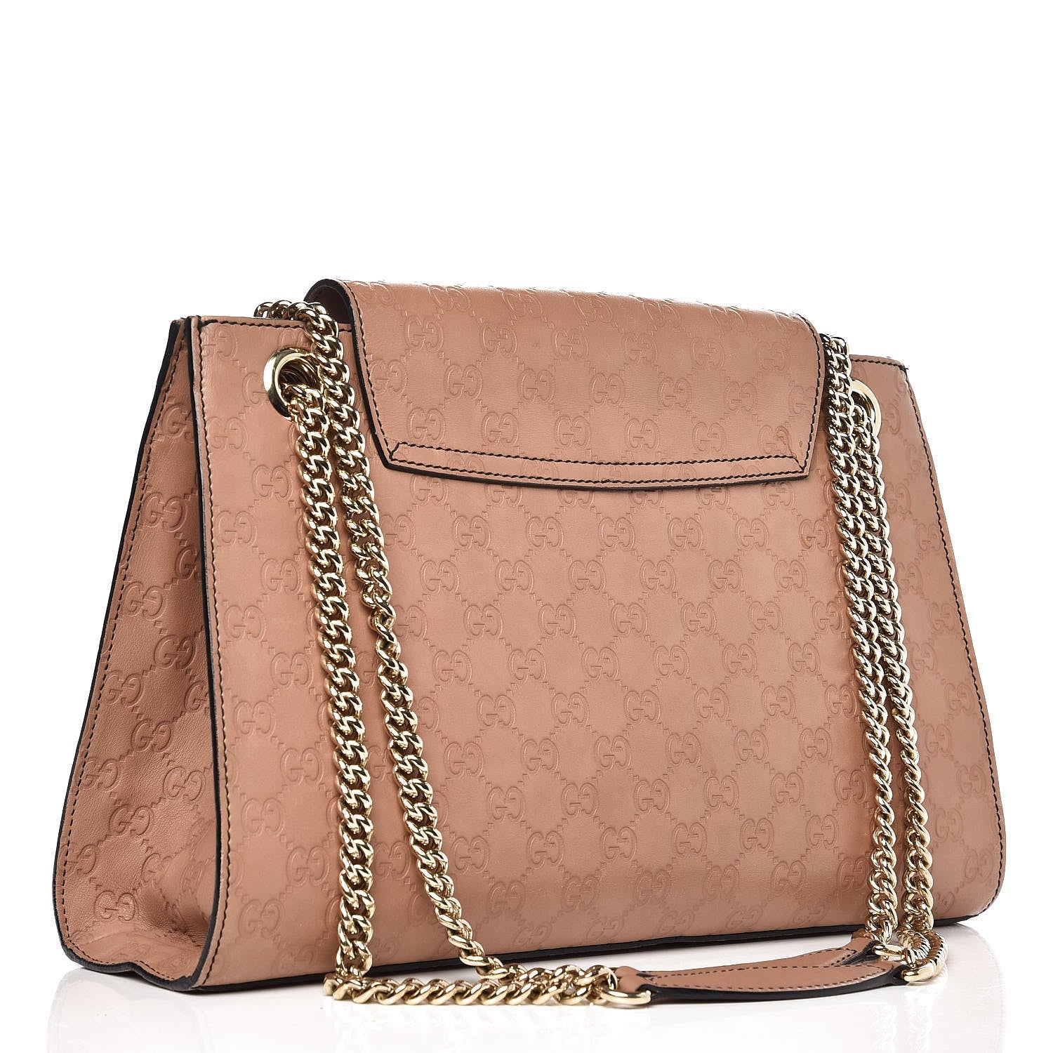 Gucci Guccissima Large Emily Chain Shoulder Bag Camelia 4 of 15