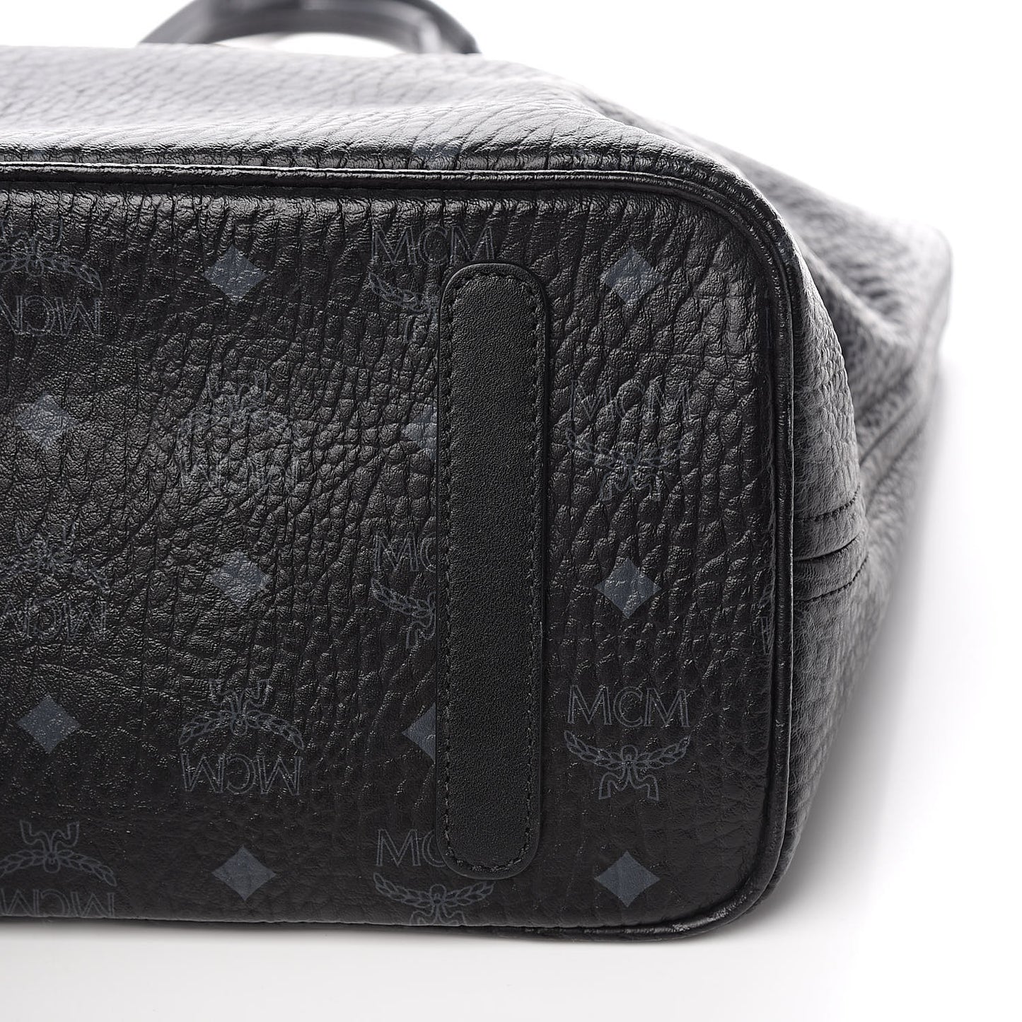 Visetos Medium Anya Zip Top Shopper Tote Black