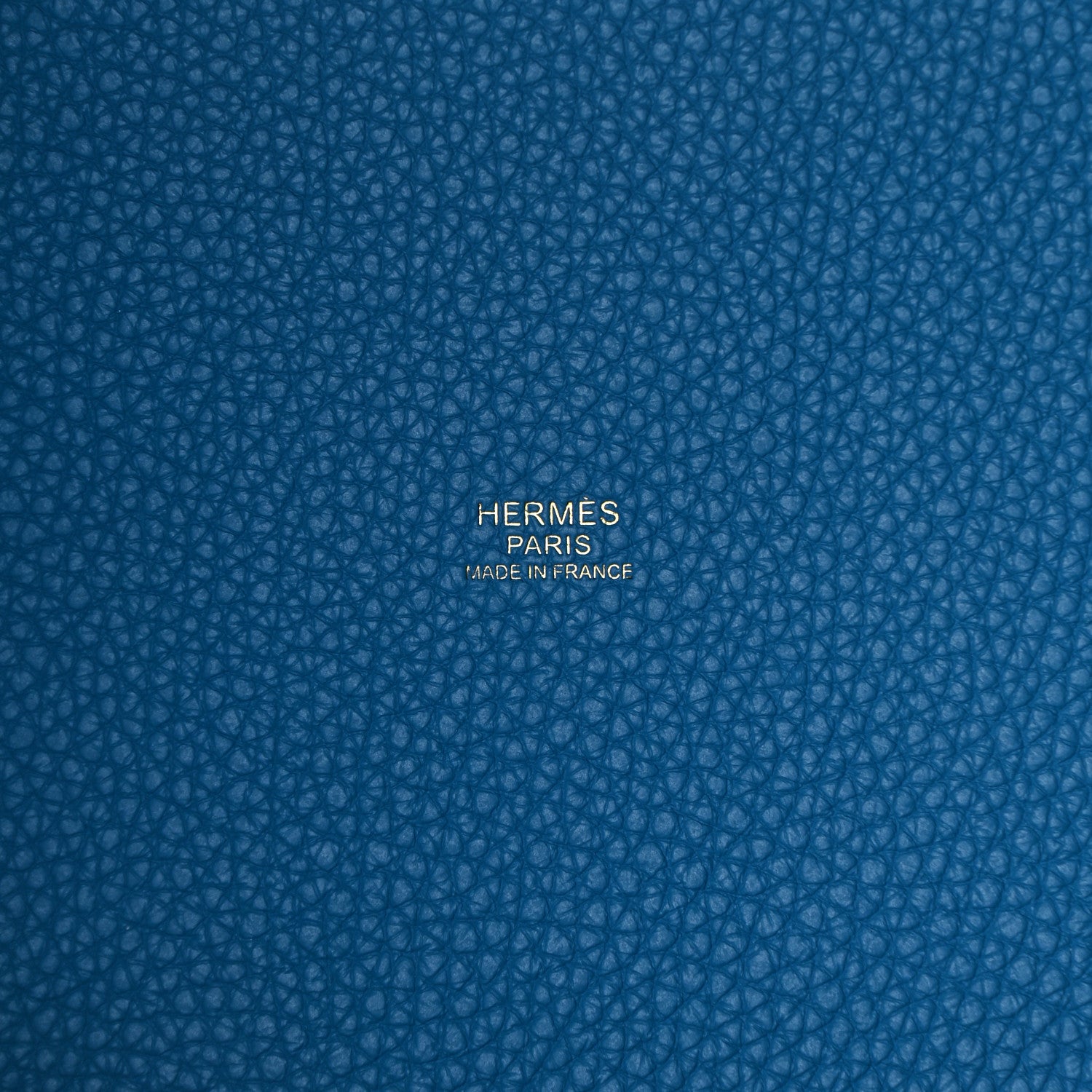 Hermes Taurillon Clemence Casaque Picotin Lock 22 MM Bleu Nuit Black Blue Frida 6 of 9