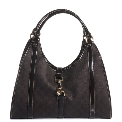 Gucci GG Plus Monogram Medium Joy Shoulder Bag Dark Brown 1 of 9