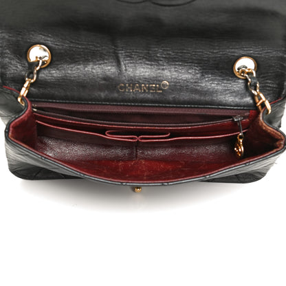 Chanel Lambskin Quilted Small Single Flap Black 4 of 14