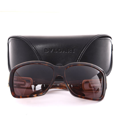 Bulgari Crystal 8022-B Sunglasses Dark Havana 8 of 8