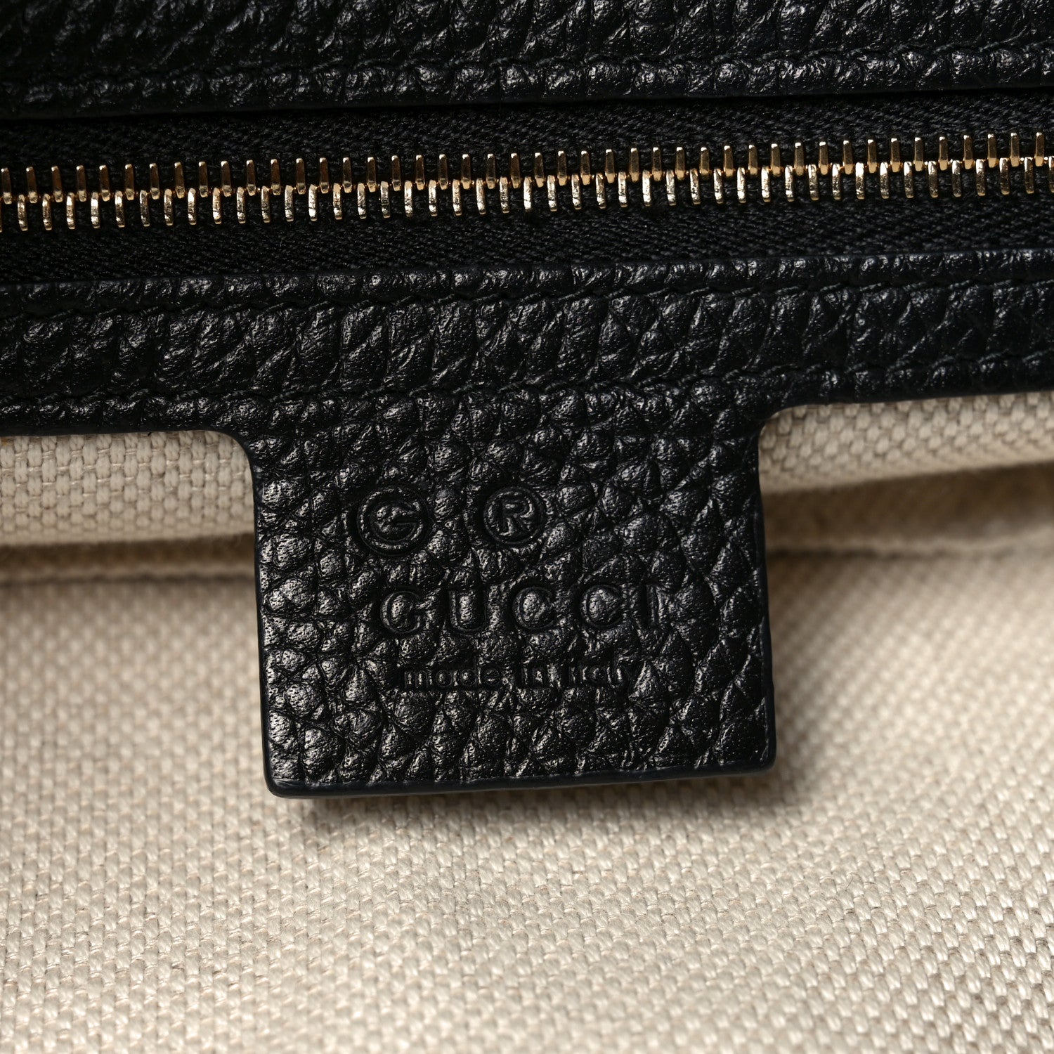 Gucci Pebbled Calfskin Large Soho Hobo Black 6 of 10