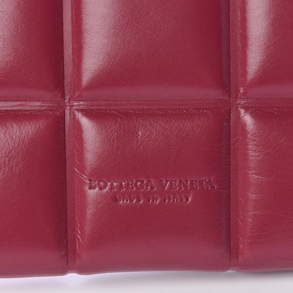 Bottega Veneta BOTTEGA VENETA Calfskin Padded Paper Mini Zip Wallet Amaranto 7 of 7
