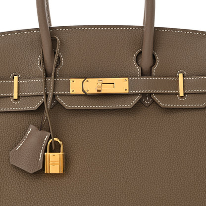 Hermes Togo Birkin 30 Etoupe 8 of 10