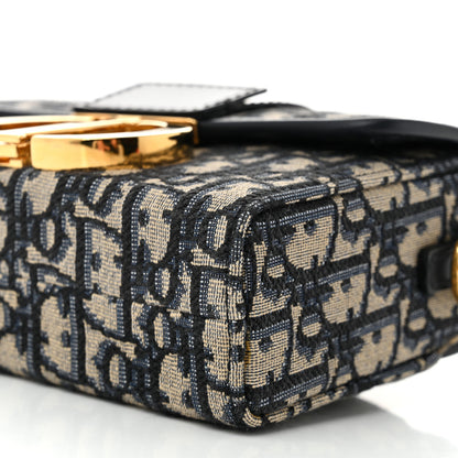 Christian Dior Oblique 30 Montaigne Box Bag Blue 10 of 11