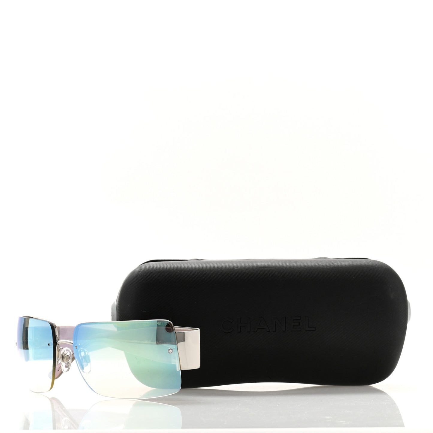 Crystal CC Sunglasses 4095-B Silver