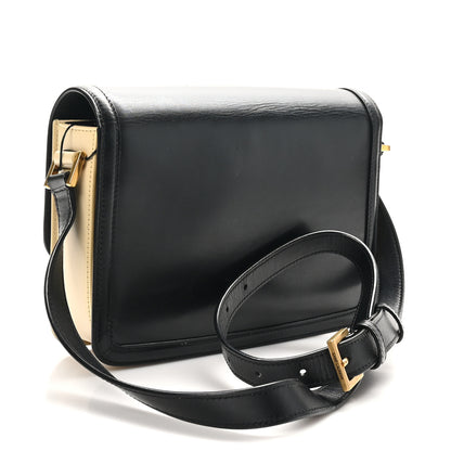Saint Laurent Soft UltraCalfskin Monogram Medium Solferino Satchel Black Burro 3 of 11