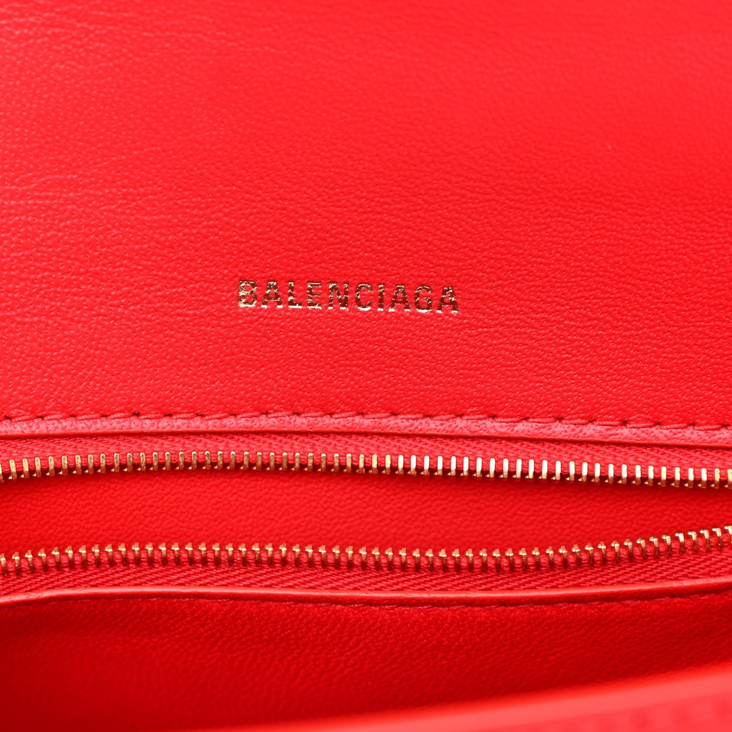 Shiny Box Calfskin Small Hourglass Top Handle Bag Bright Red