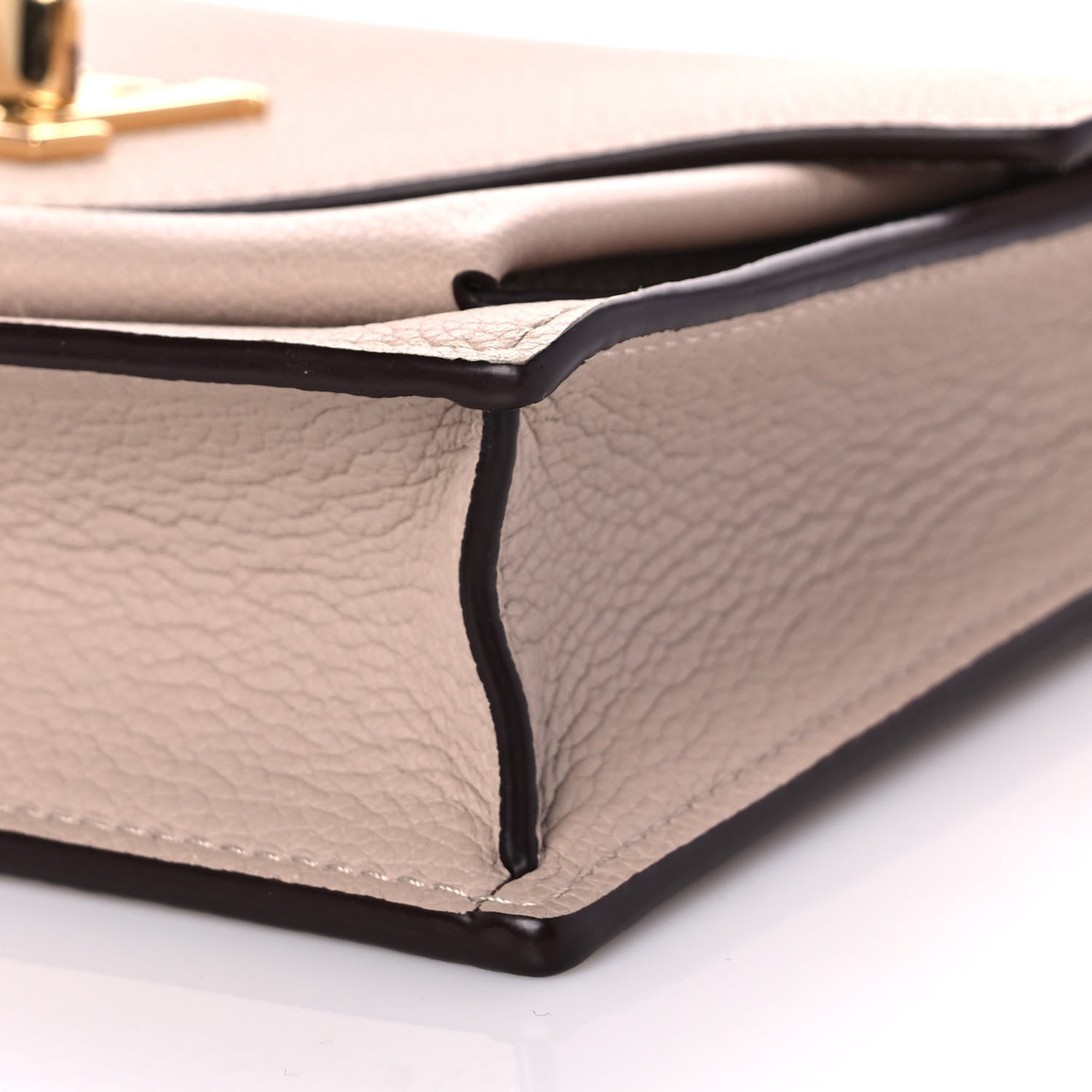 Louis Vuitton Soft Calfskin My Lockme Chain Pochette Greige 7 of 12