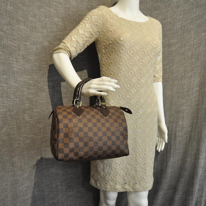 Louis Vuitton Damier Ebene Speedy 25 2 of 9