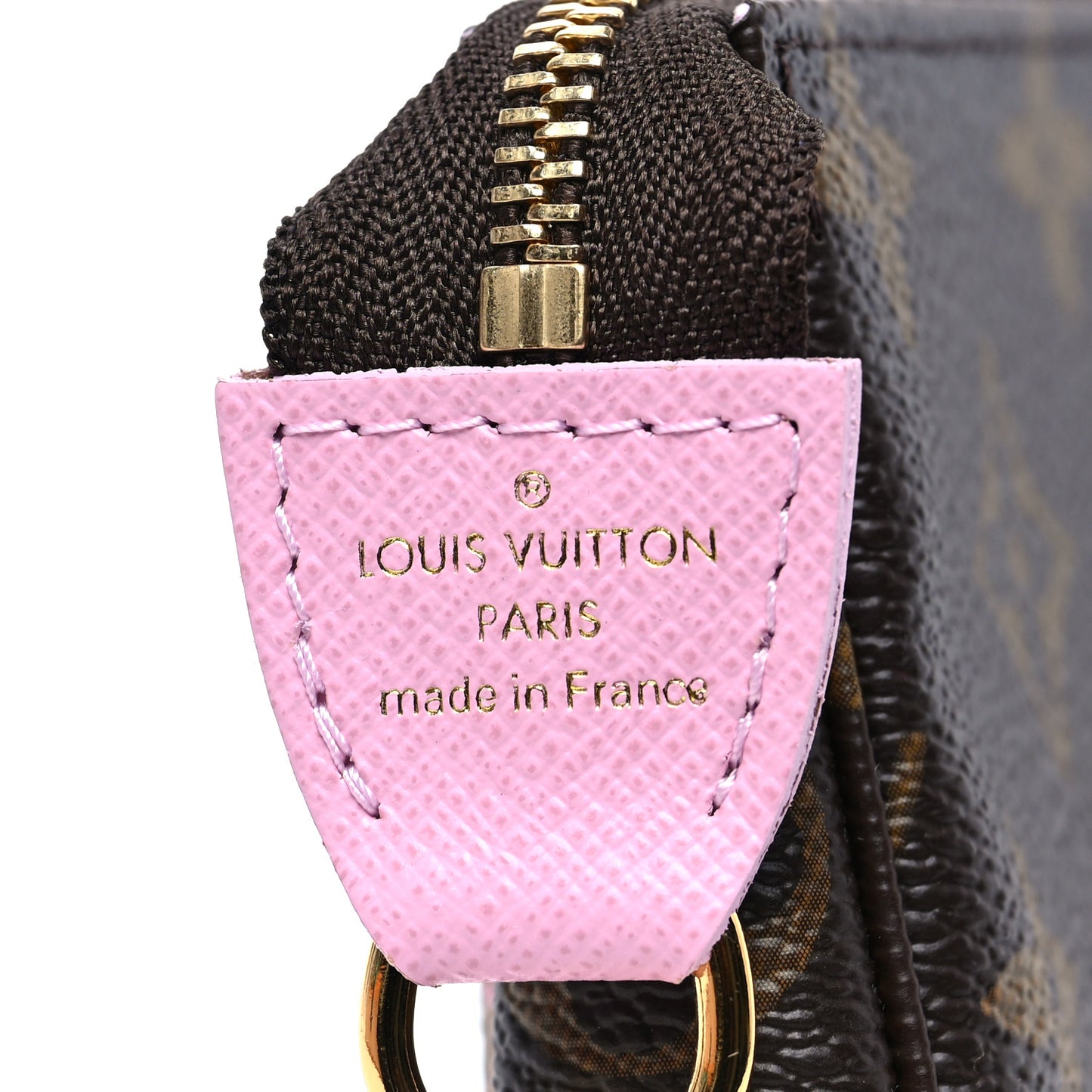 Monogram 2021 Christmas Animation Japanese Garden Mini Pochette Accessories Wisteria Pink