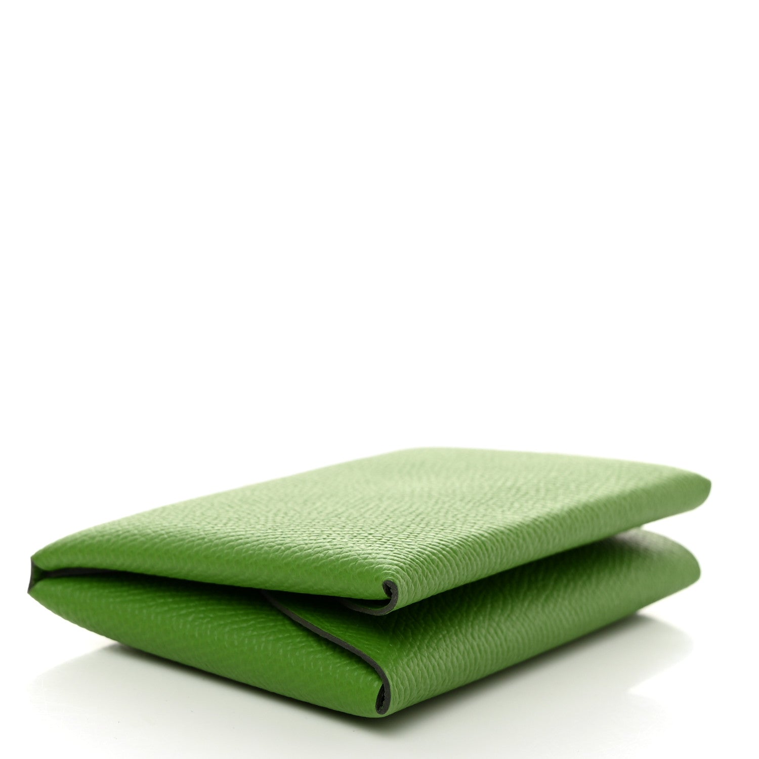 Hermes Epsom Calvi Duo Card Case Vert Yucca 4 of 7