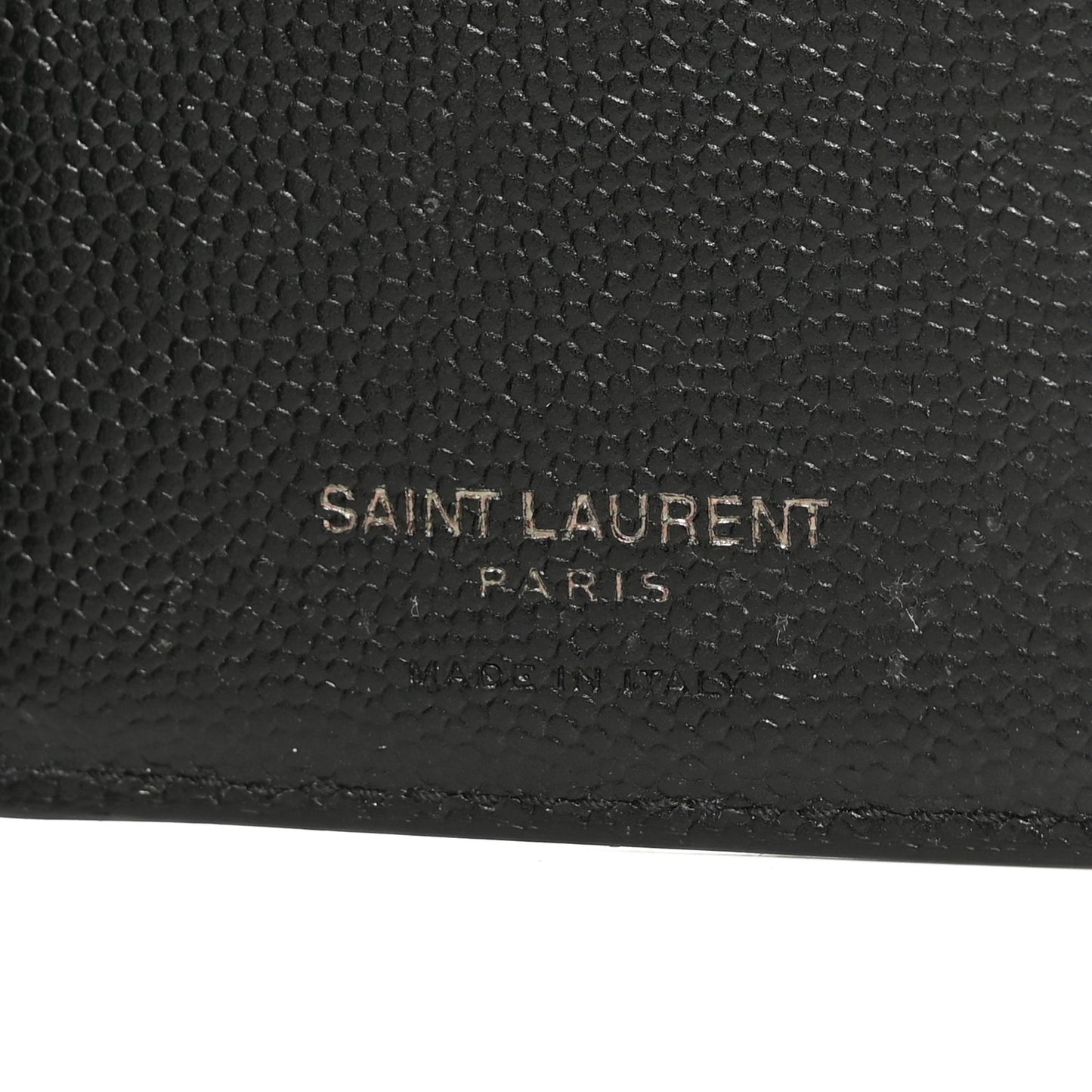 Grain De Poudre Monogram Bi-Fold Wallet Black