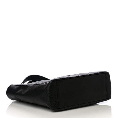 Chanel Caviar Quilted Petit Shopping Tote PST Black 4 of 19