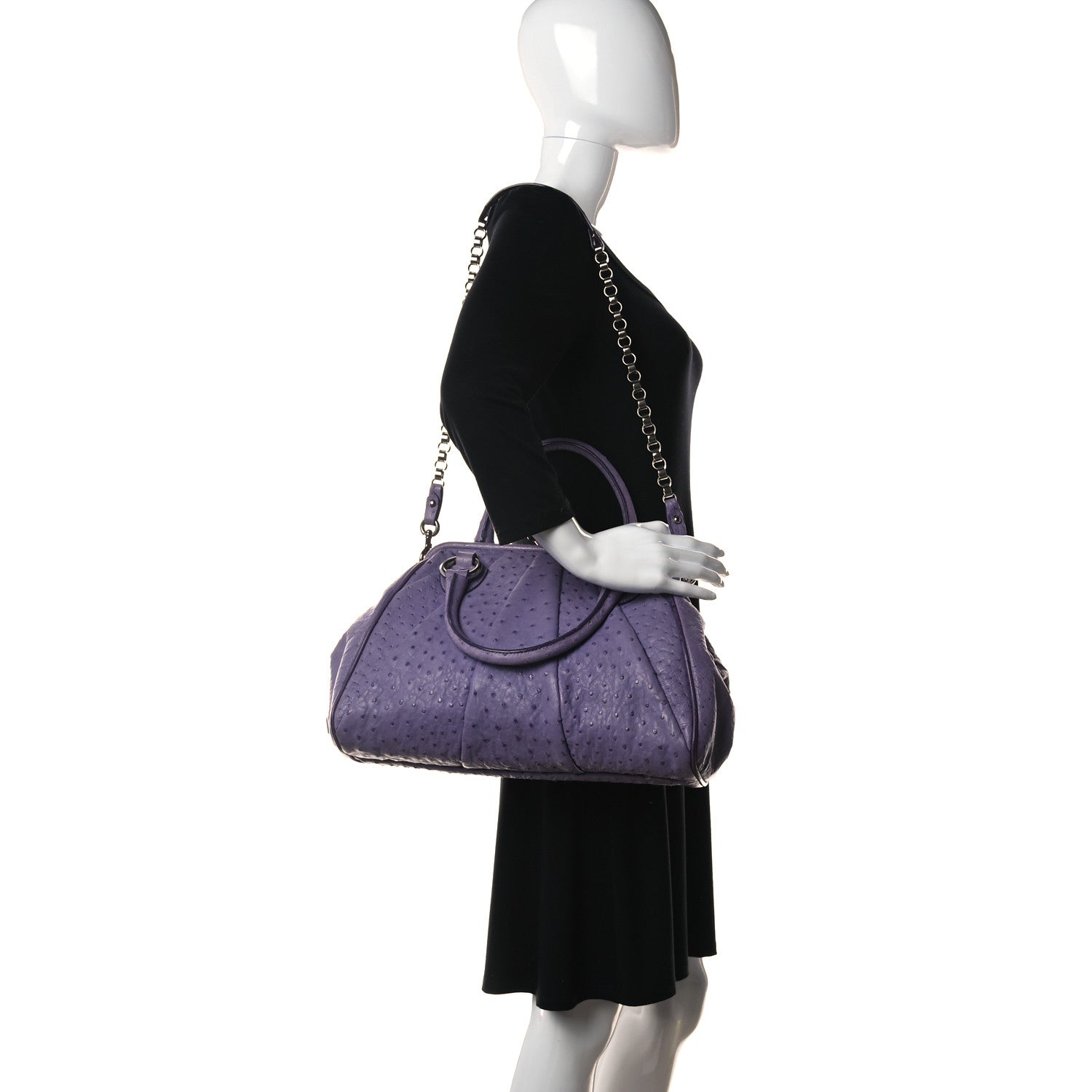 Marc Jacobs Ostrich Stam Purple 2 of 11