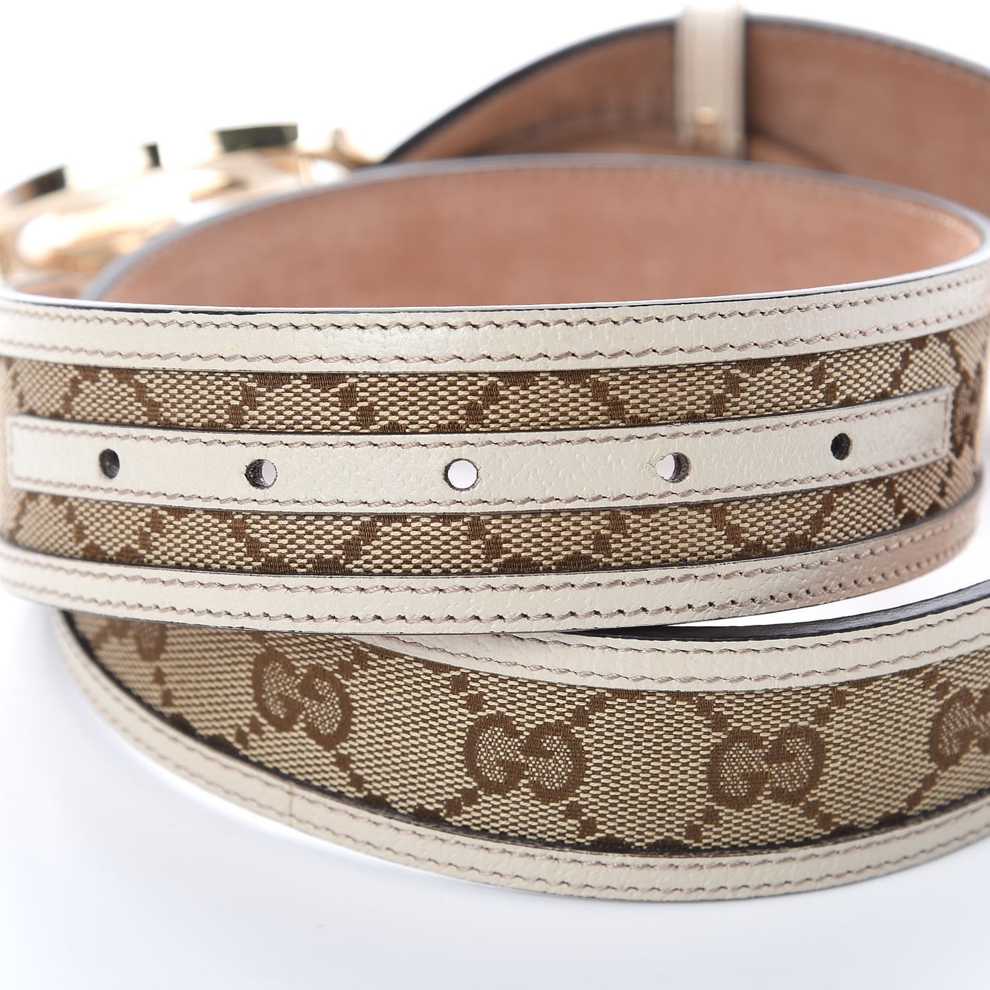 Monogram Interlocking G Belt 80 32 Off White