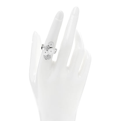 Bulgari 18K White Gold Diamond Cicladi Ring 54 7 2 of 4