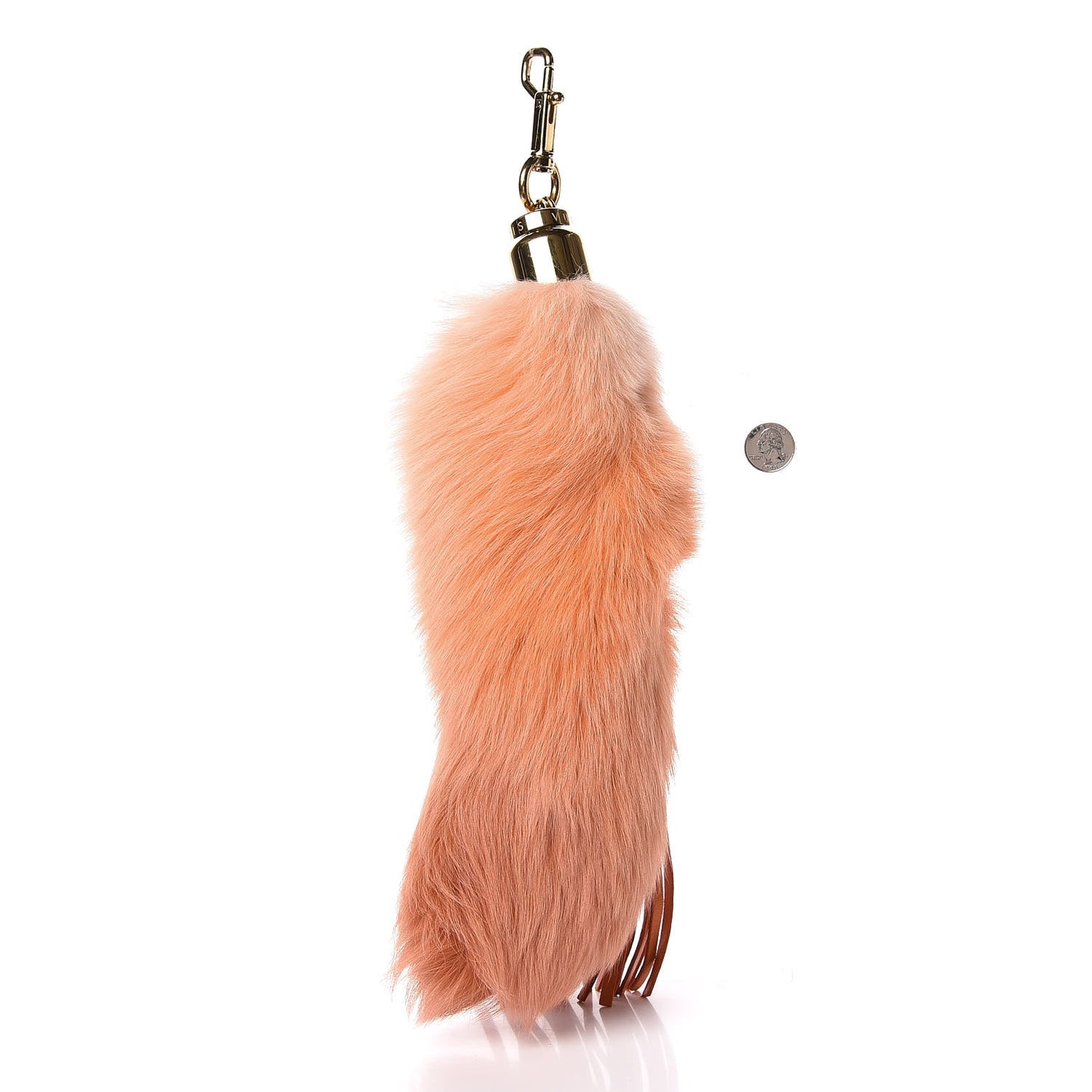 Fox Fur Foxy Bag Charm Orange