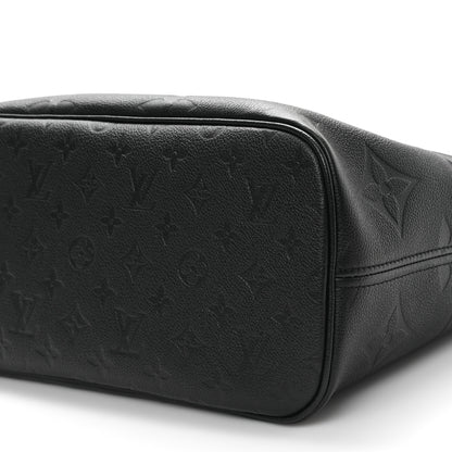 Louis Vuitton Empreinte Monogram Giant Neverfull MM Black 10 of 11