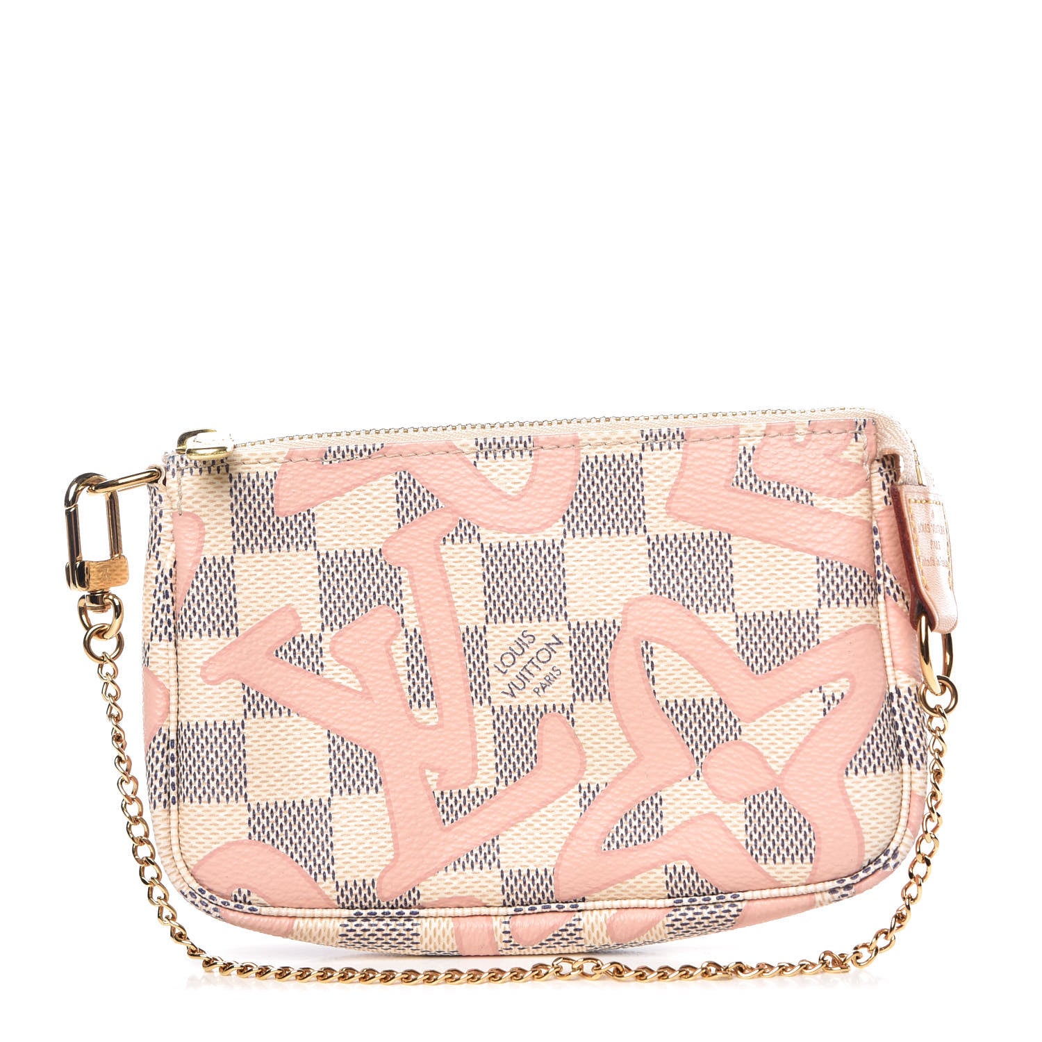 Louis Vuitton Damier Azur Tahitienne Mini Pochette Accessories 1 of 7