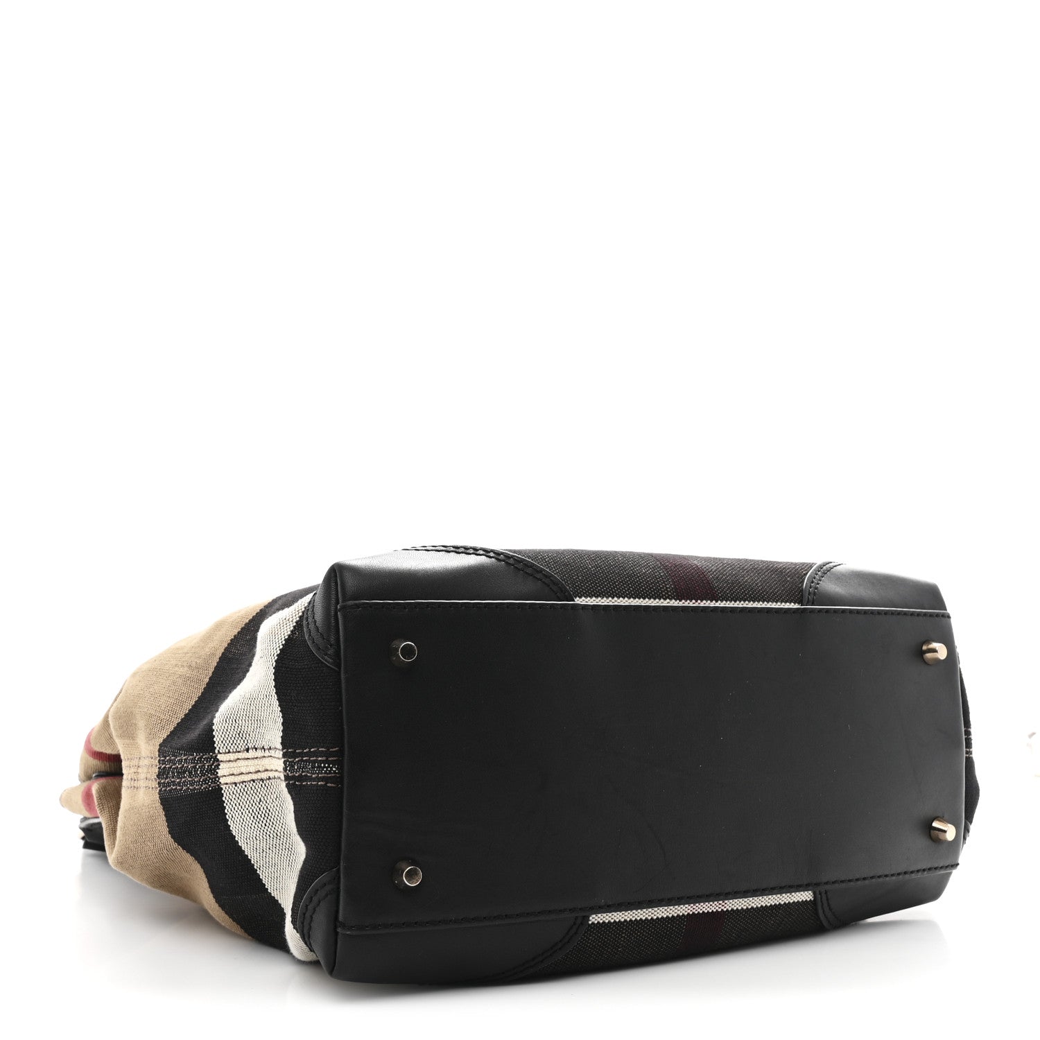 Burberry Canvas Mega Check Medium Maidstone Black 5 of 12