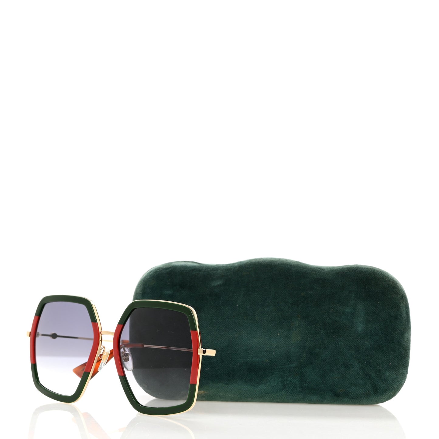 Square Frame Web GG0106S Sunglasses Tortoise