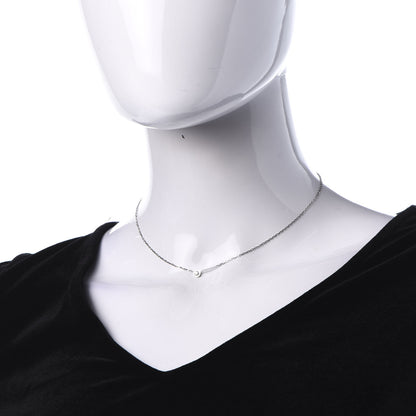 Cartier 18K White Gold Diamond SM D'Amour Pendant Necklace 2 of 6