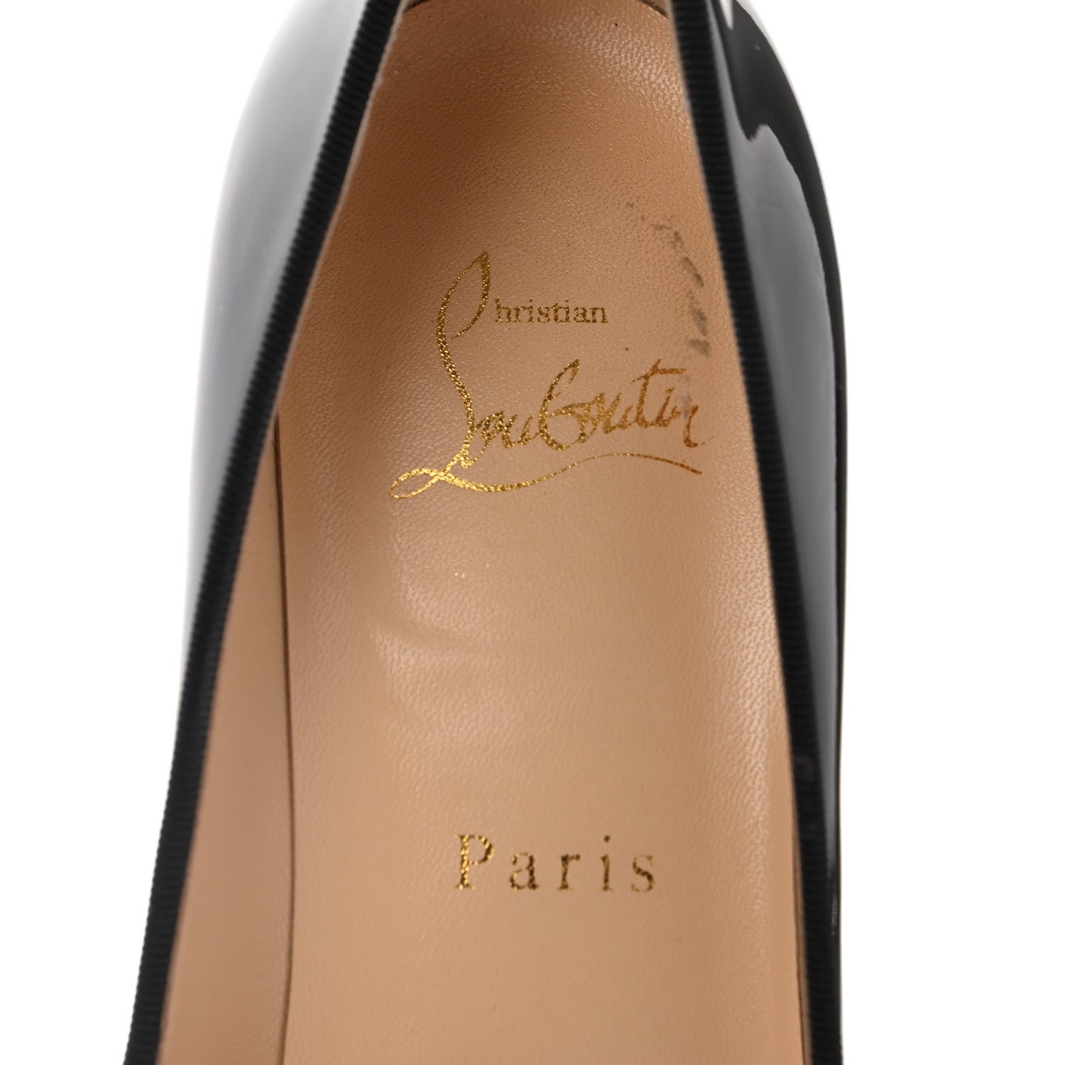 Christian Louboutin Patent Lagoyata 85 Pumps 37 Black 7 of 8