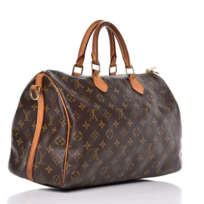 Louis Vuitton Monogram Speedy Bandouliere 35 3 of 20