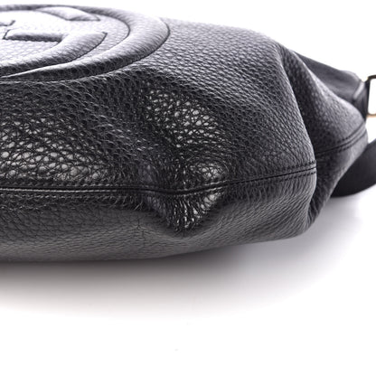 Gucci Pebbled Calfskin Medium Soho Hobo Black 10 of 11
