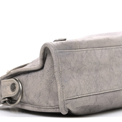 Balenciaga Agneau Marble Hardware Mini City Grey 9 of 11