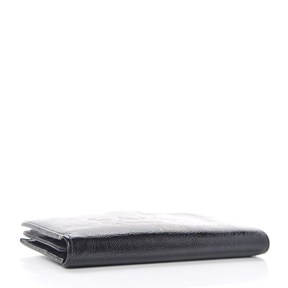 Saint Laurent Patent Y-Mail Long Wallet Black 4 of 9