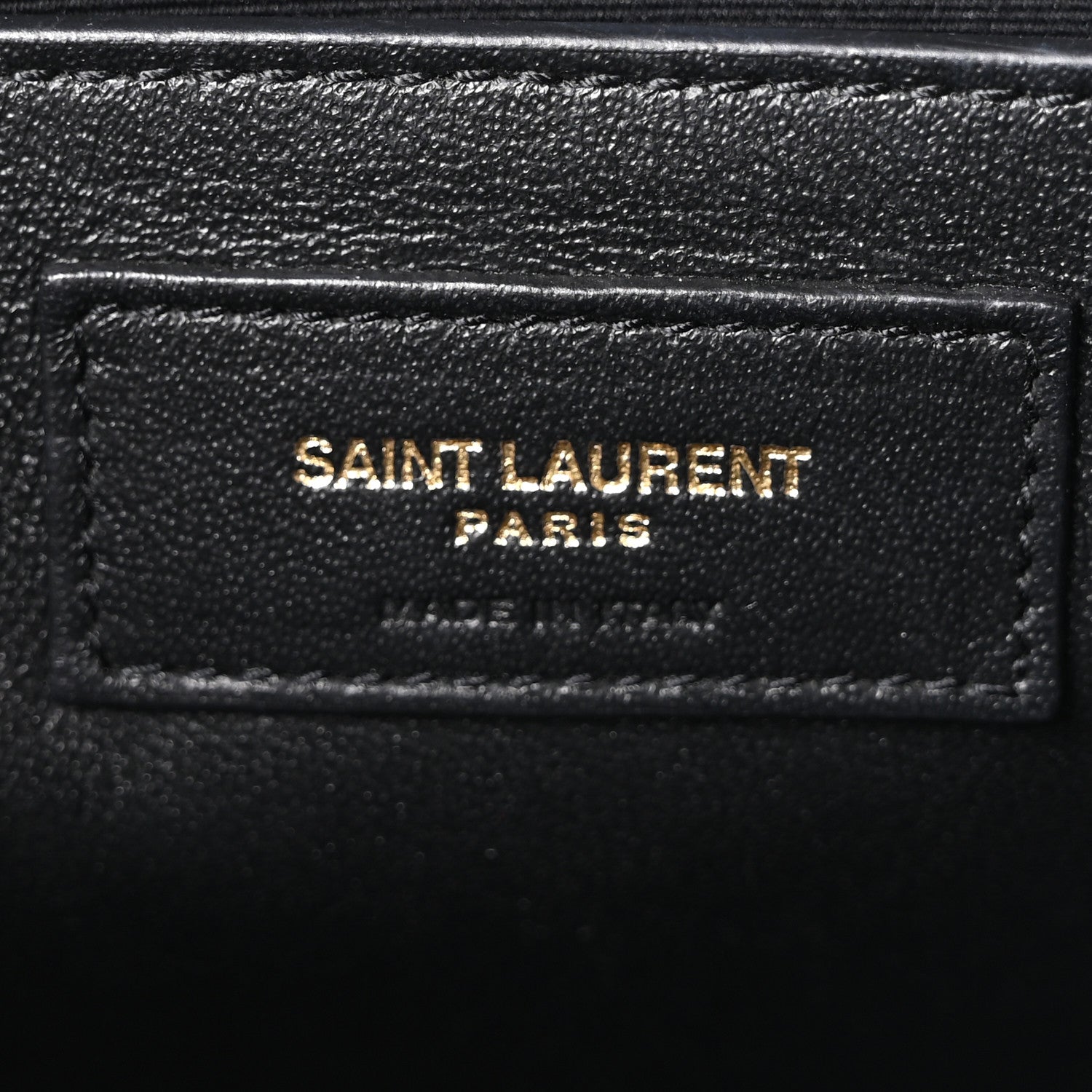 Saint Laurent Shiny Calfskin Medium Uptown Tote Black 6 of 10