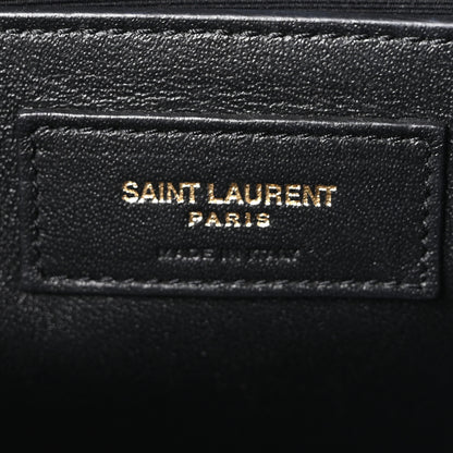 Saint Laurent Shiny Calfskin Medium Uptown Tote Black 6 of 10