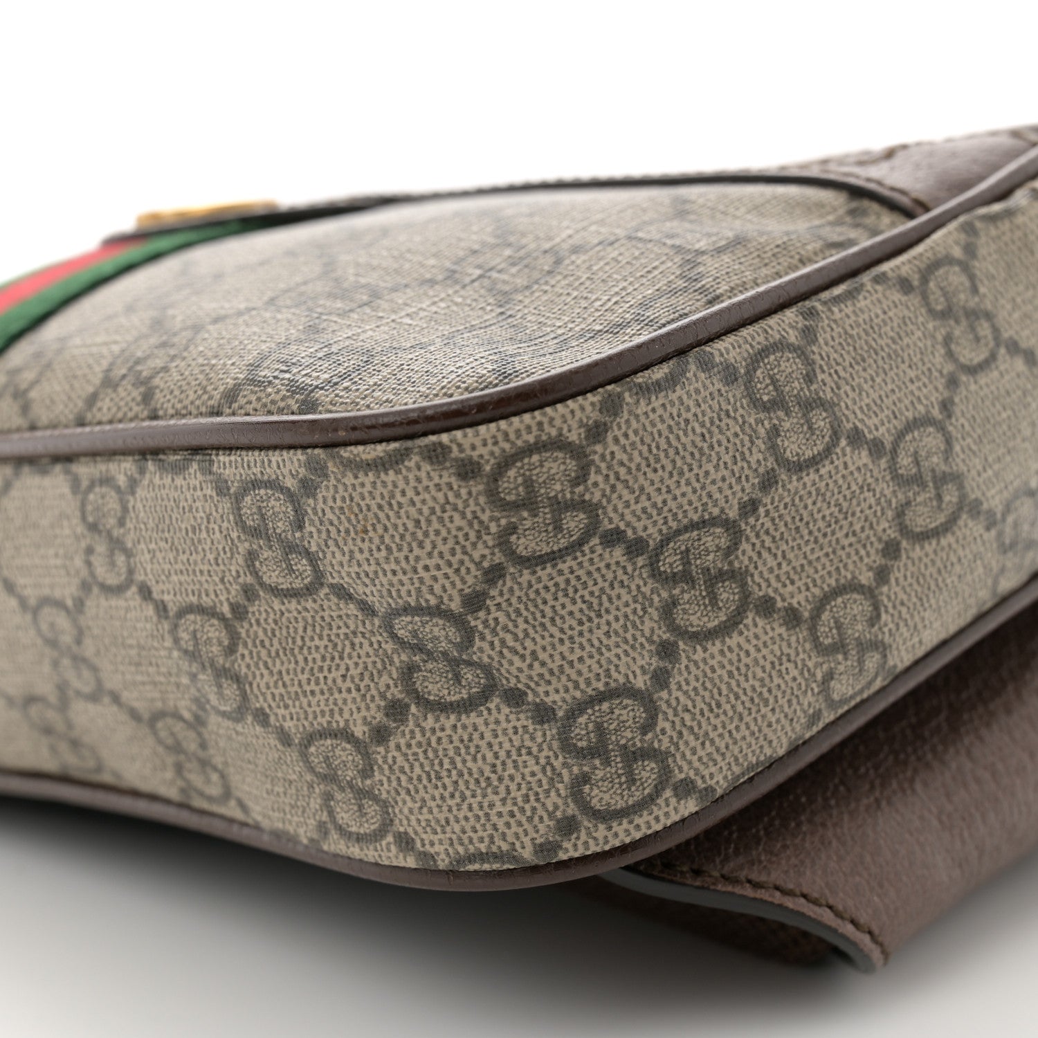 Gucci Soft GG Supreme Monogram Medium Ophidia Belt Bag Dark Brown 10 of 10