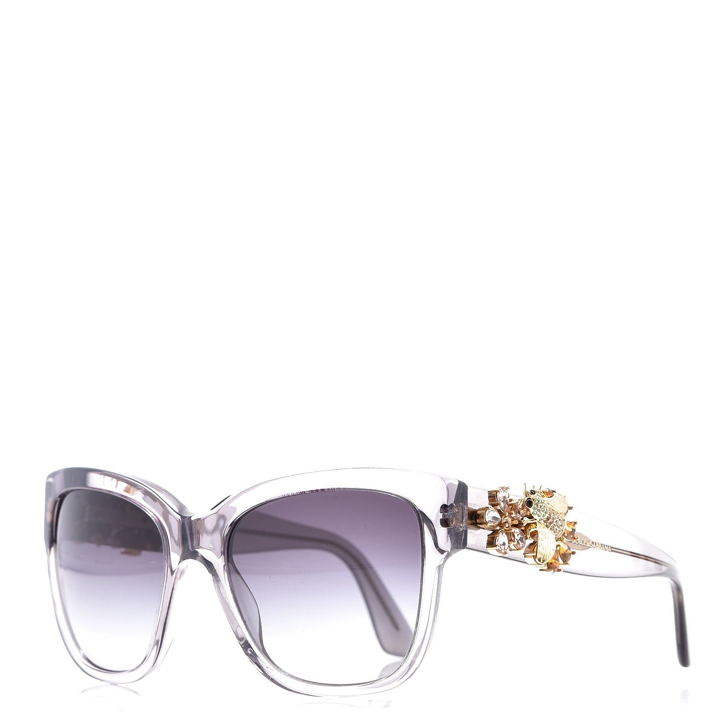 Dolce & Gabbana Swarovski Crystal Embellished Enchanted Forest Sunglasses Gray 1 of 8