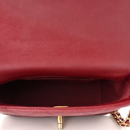 Chanel Caviar Quilted Mini Chain Soul Flap Burgundy 5 of 11