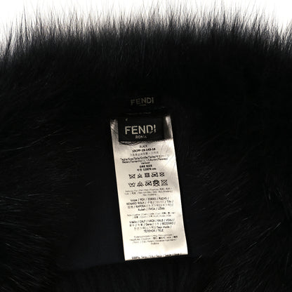 Fendi Fox Fur Belt Scarf Black 3 of 3