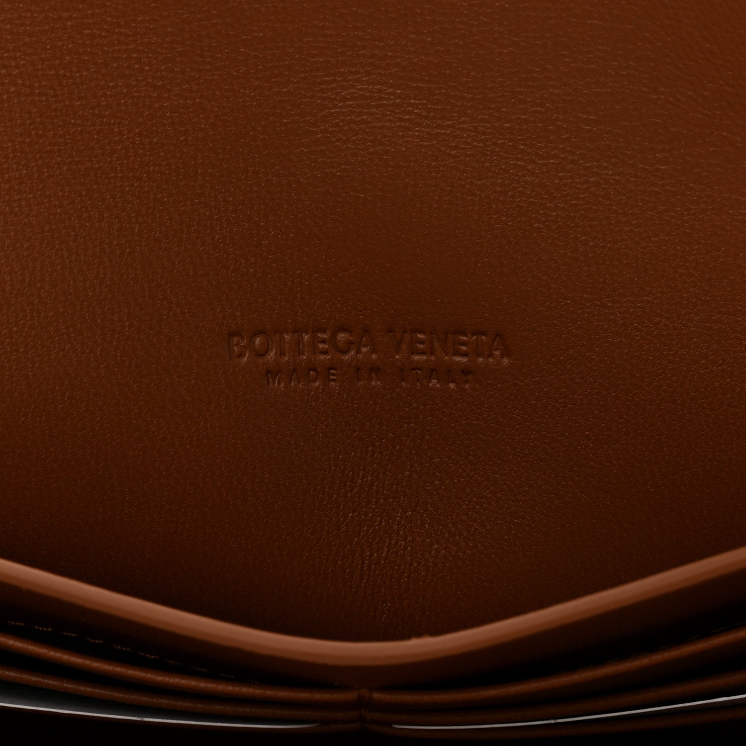 Bottega Veneta Suede Intrecciato Long Andiamo Top Handle Clutch Amber 6 of 6